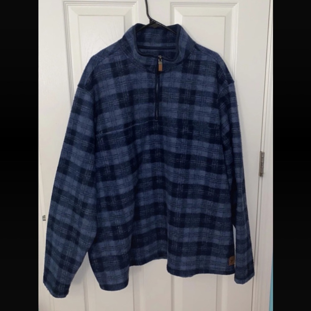 Brand new half zipped crew neck fleece
